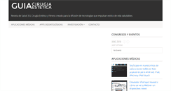 Desktop Screenshot of guiacirugiaestetica.com