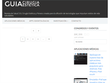 Tablet Screenshot of guiacirugiaestetica.com
